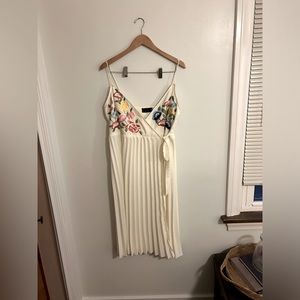 NWOT ASOS Pleated Wrap Dress